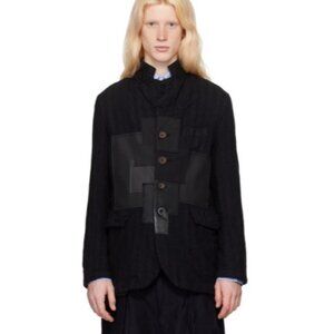 Comme des GARCONS JUNYA WATANABE MAN Patchwork Wool Jacket sz L NWOT